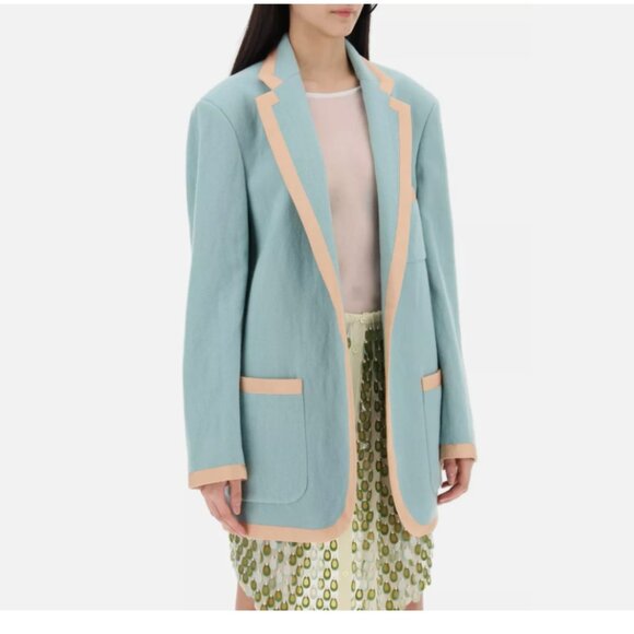 Dries Van Noten Oversized Single Breasted Blazer Jacket - Picture 2 of 11